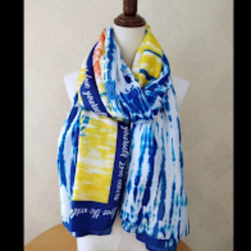 New Desigual Tye Hawaii Pashmina